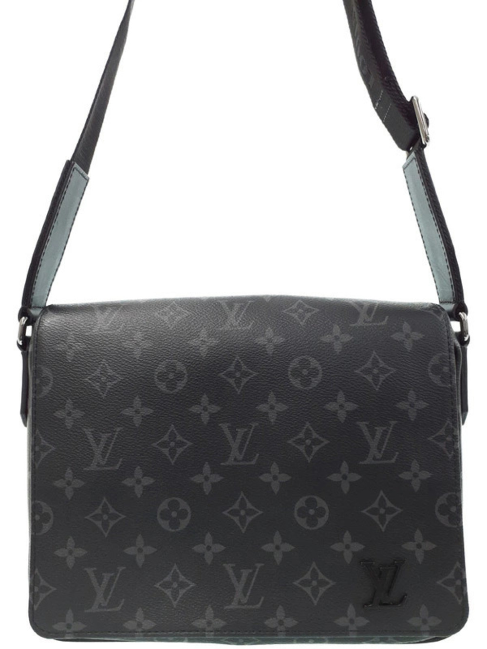 Louis Vuitton Monogram Eclipse Black District Shoulder Bag